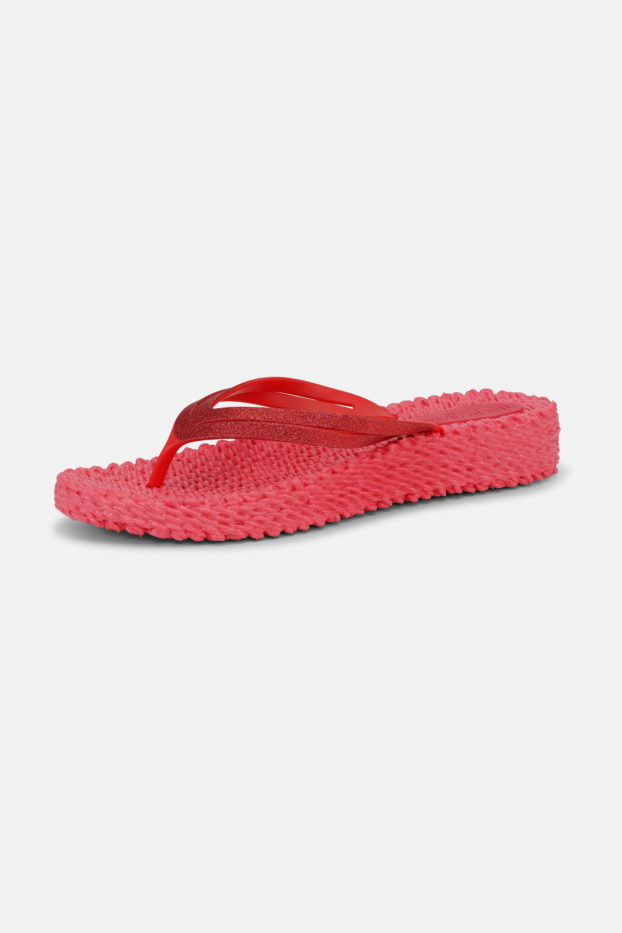 Plateau Flip-Flops Glitter - Raspberry
